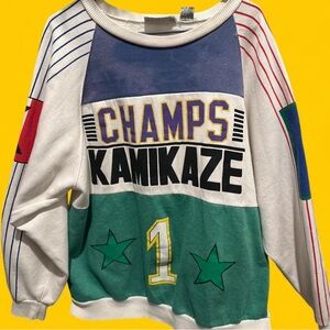 Vintage Men's KAMIKAZE SPORTS Crewneck | CHAMPS | Size Large